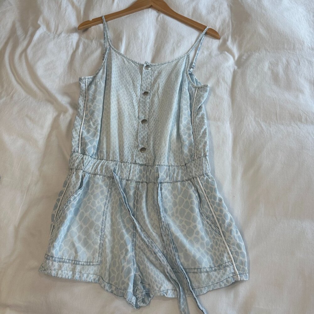 Demin Romper, Size Small